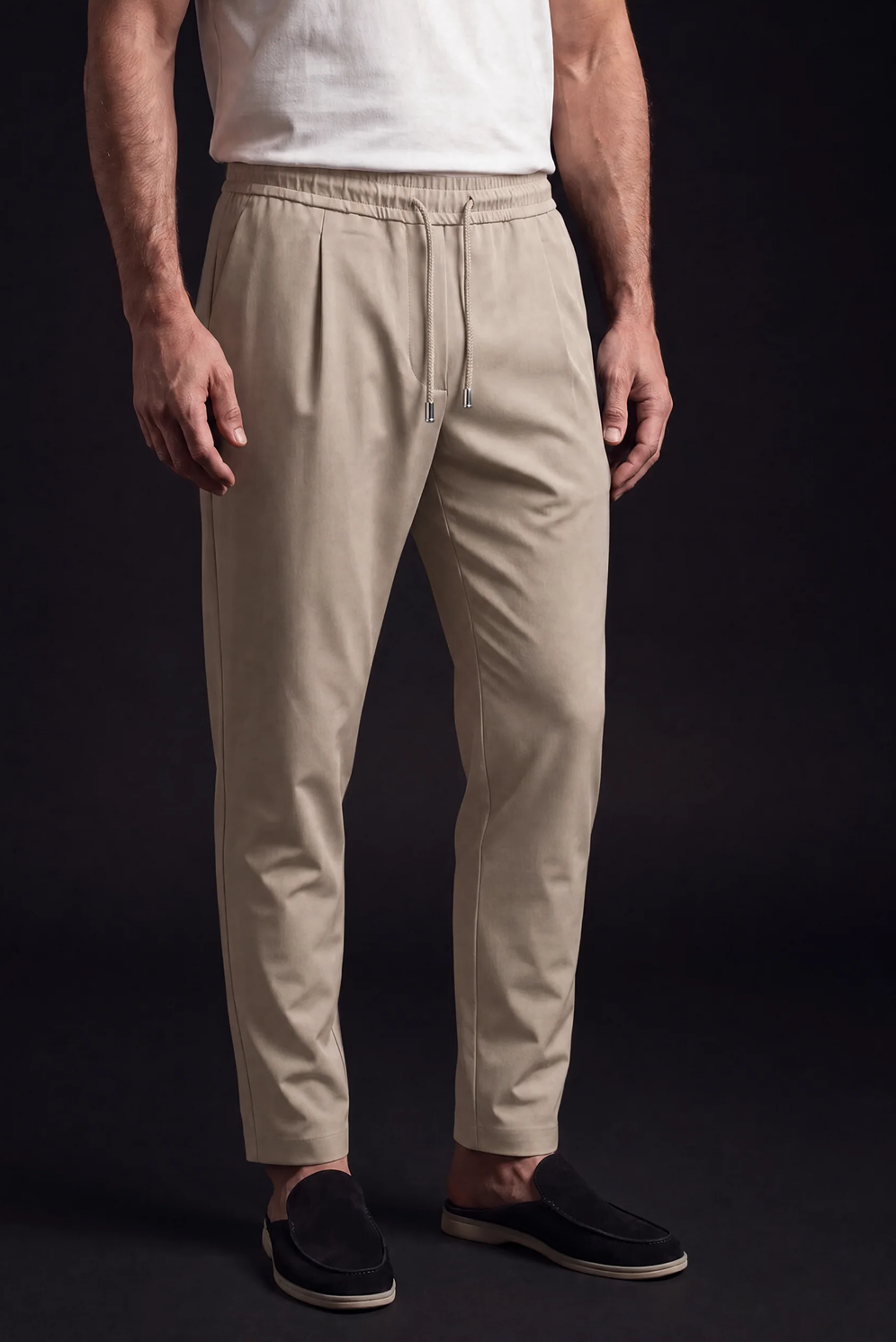 Beige Sarh-Hose