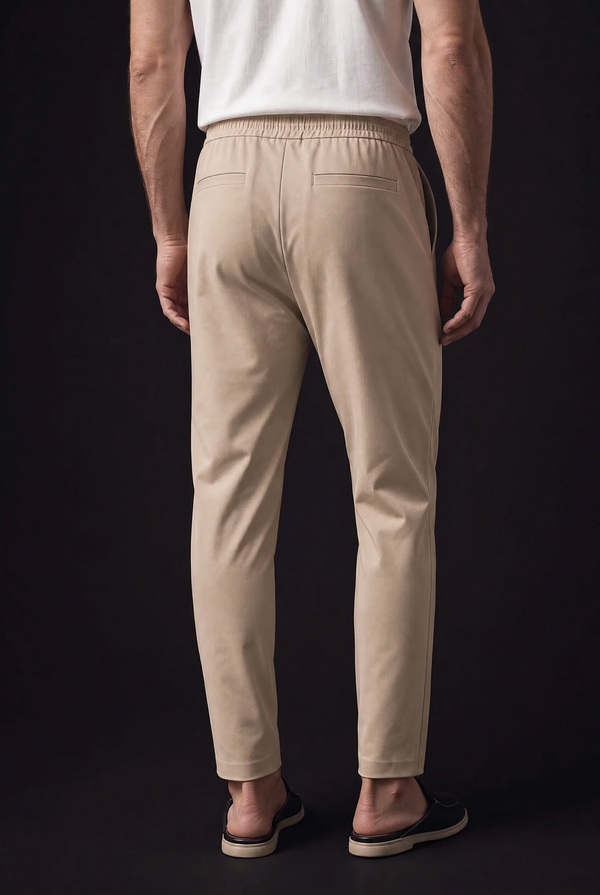 Pantalon stretch Beige