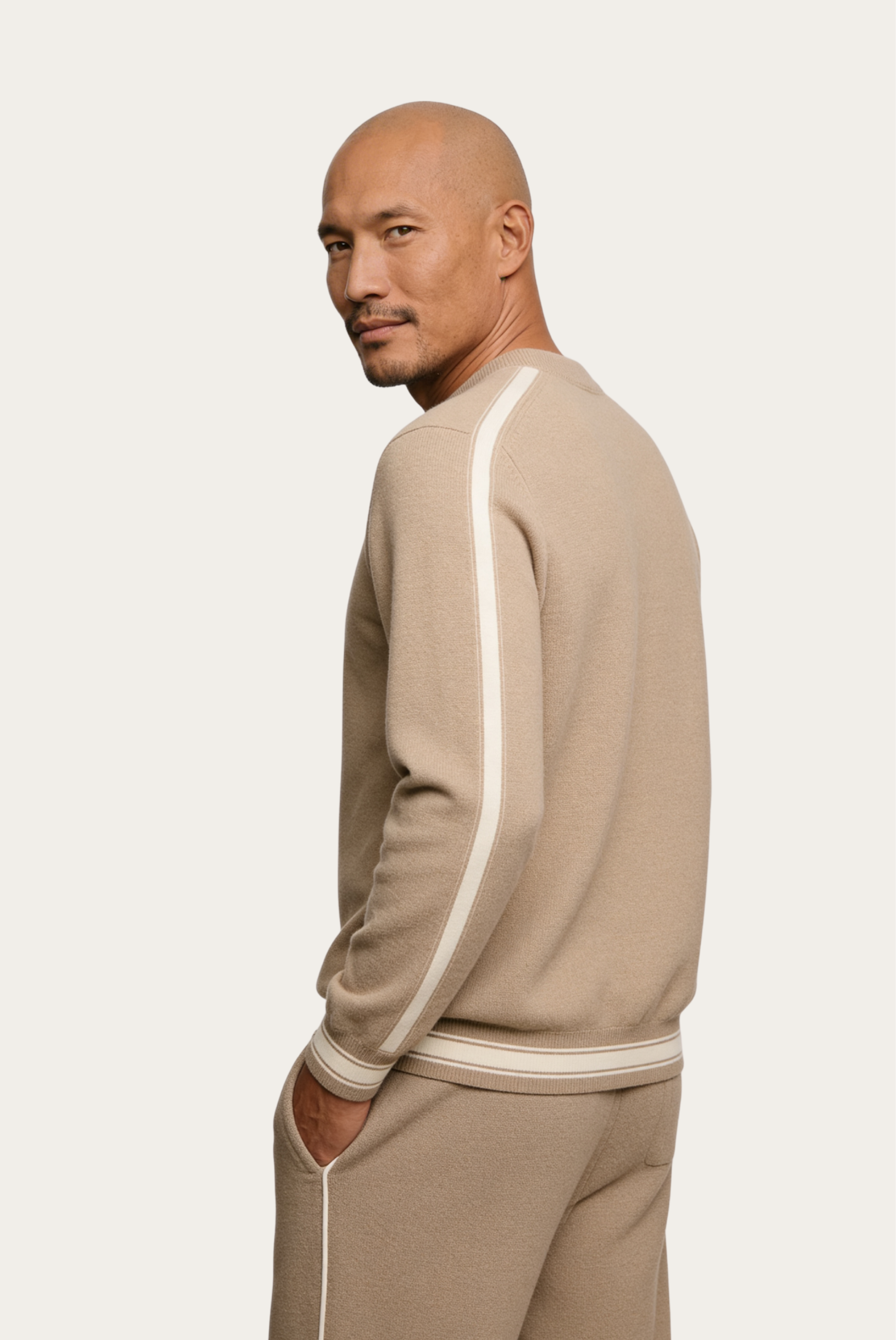 Conjunto Elite de Cashmere Areia