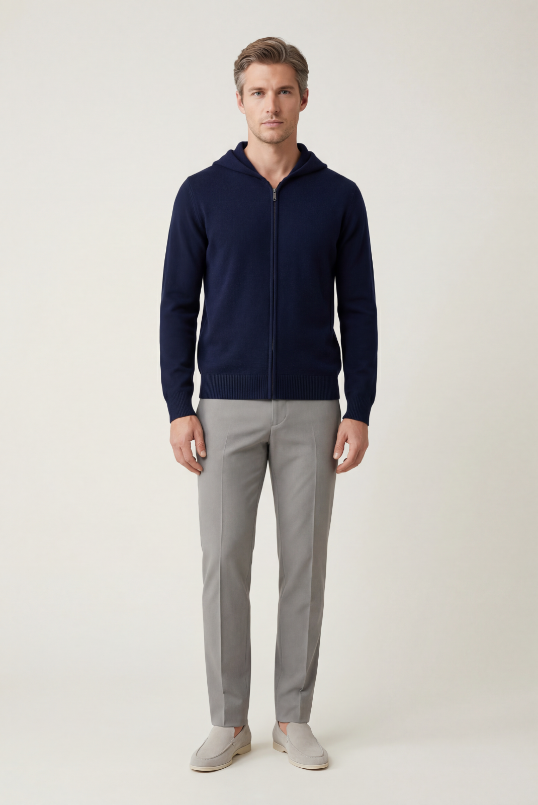 Navy Blue Premium Cashmere Vest