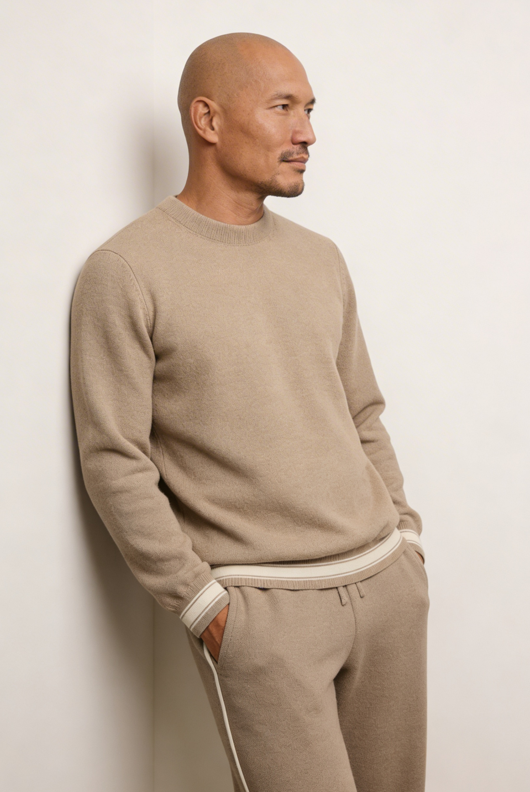 Conjunto Elite de Cashmere Areia