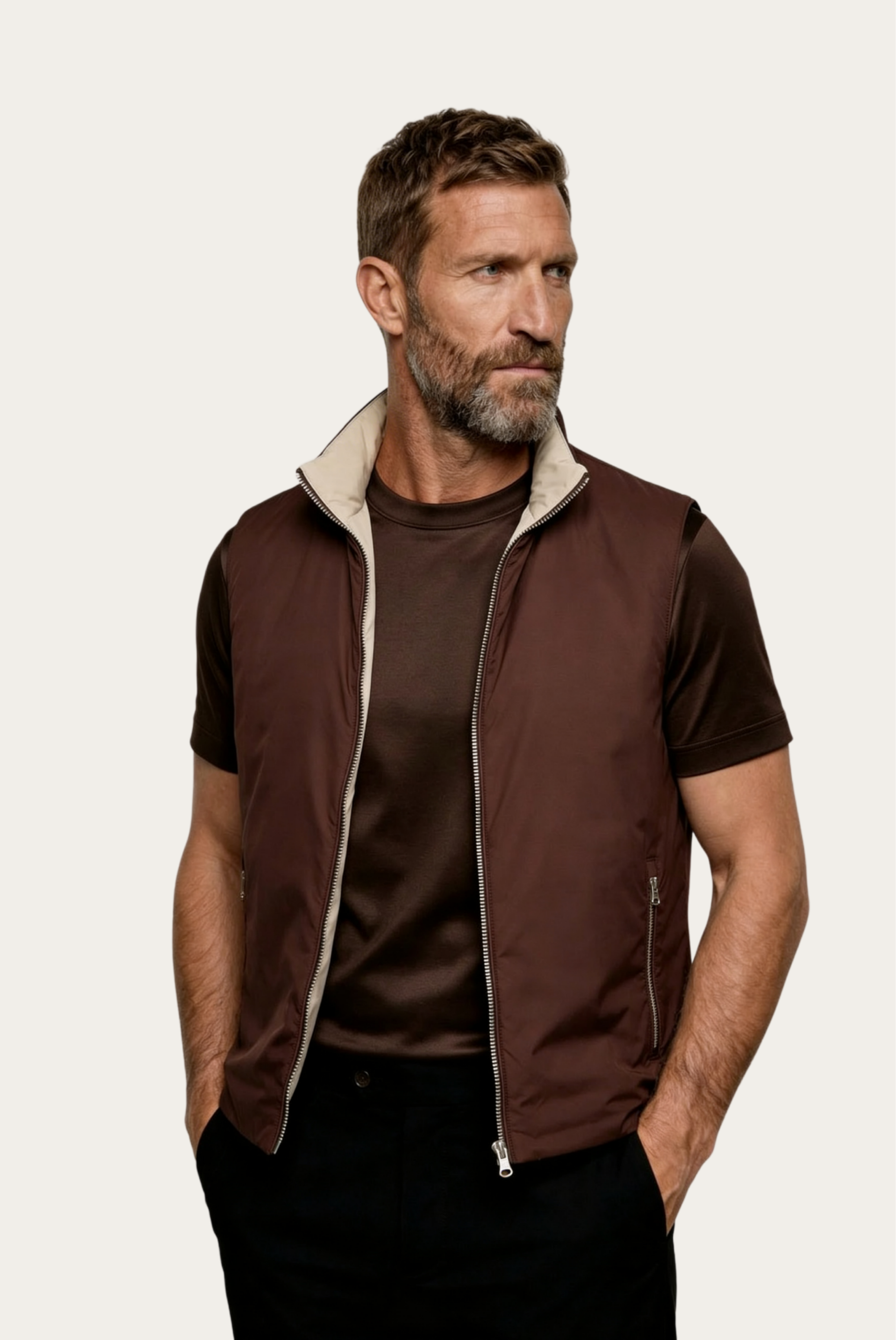 Brown Tech Gilet