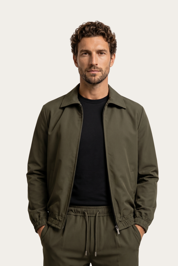 Dark Green Tech Suit