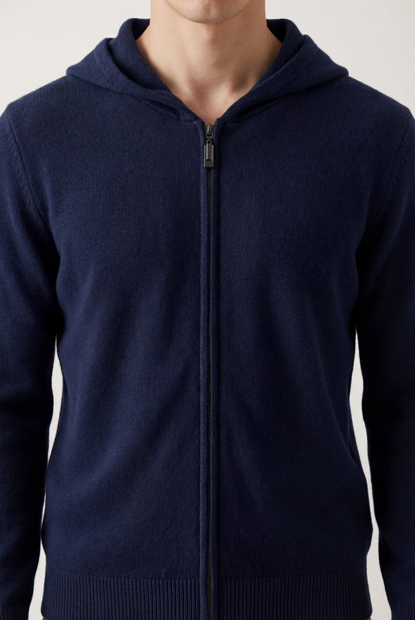 Navy Blue Premium Cashmere Vest