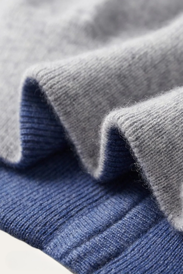 Camel Inside-Out Cashmere Cardigan