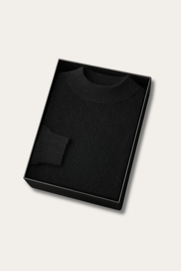 Black Cashmere Crewneck