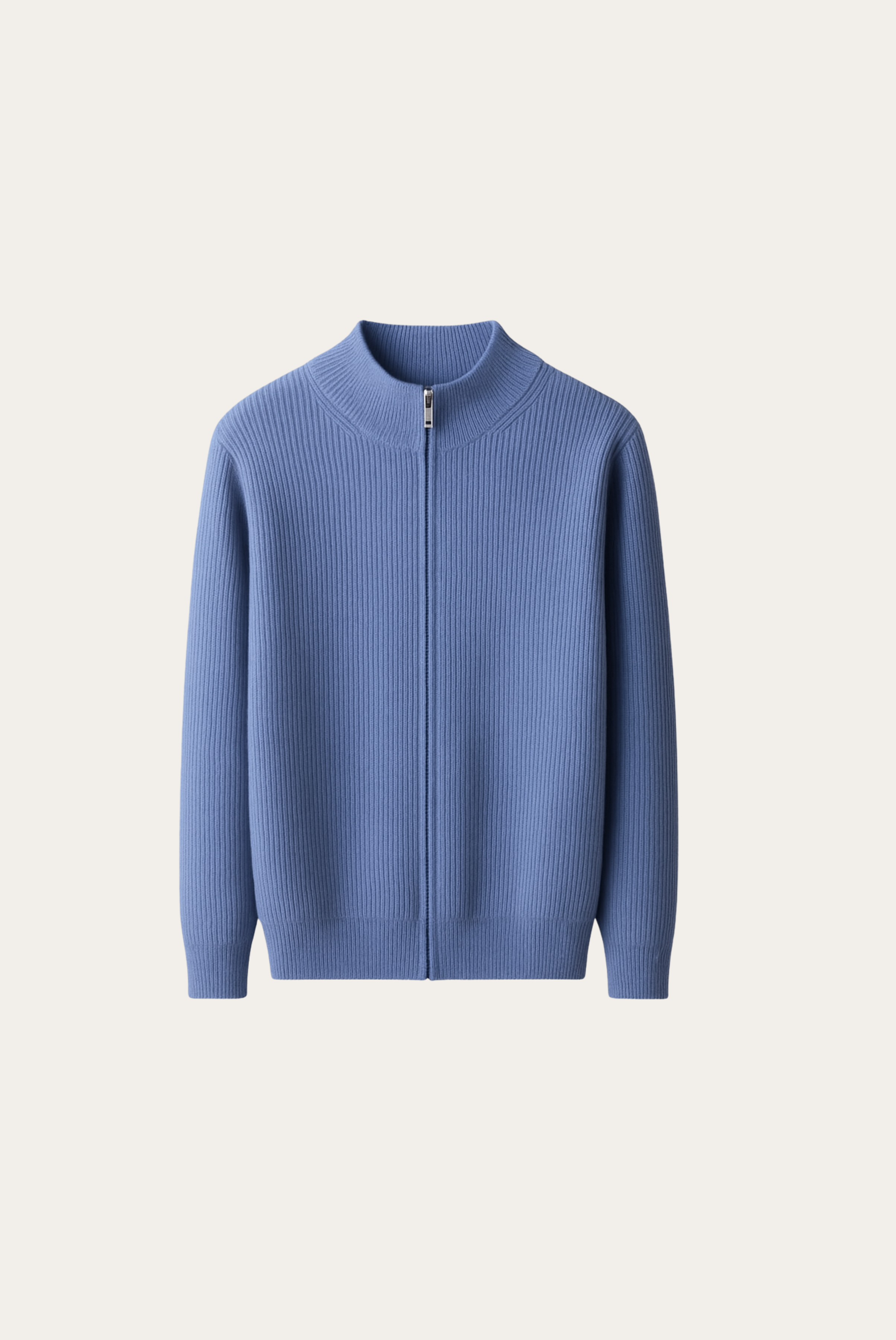 Blue Wool Cardigan