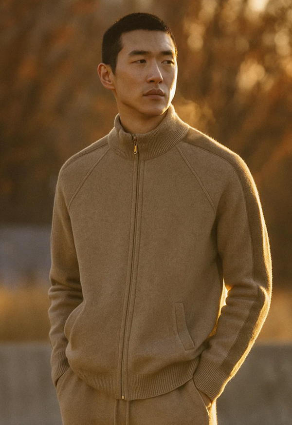 Beige Donati Cashmere Set
