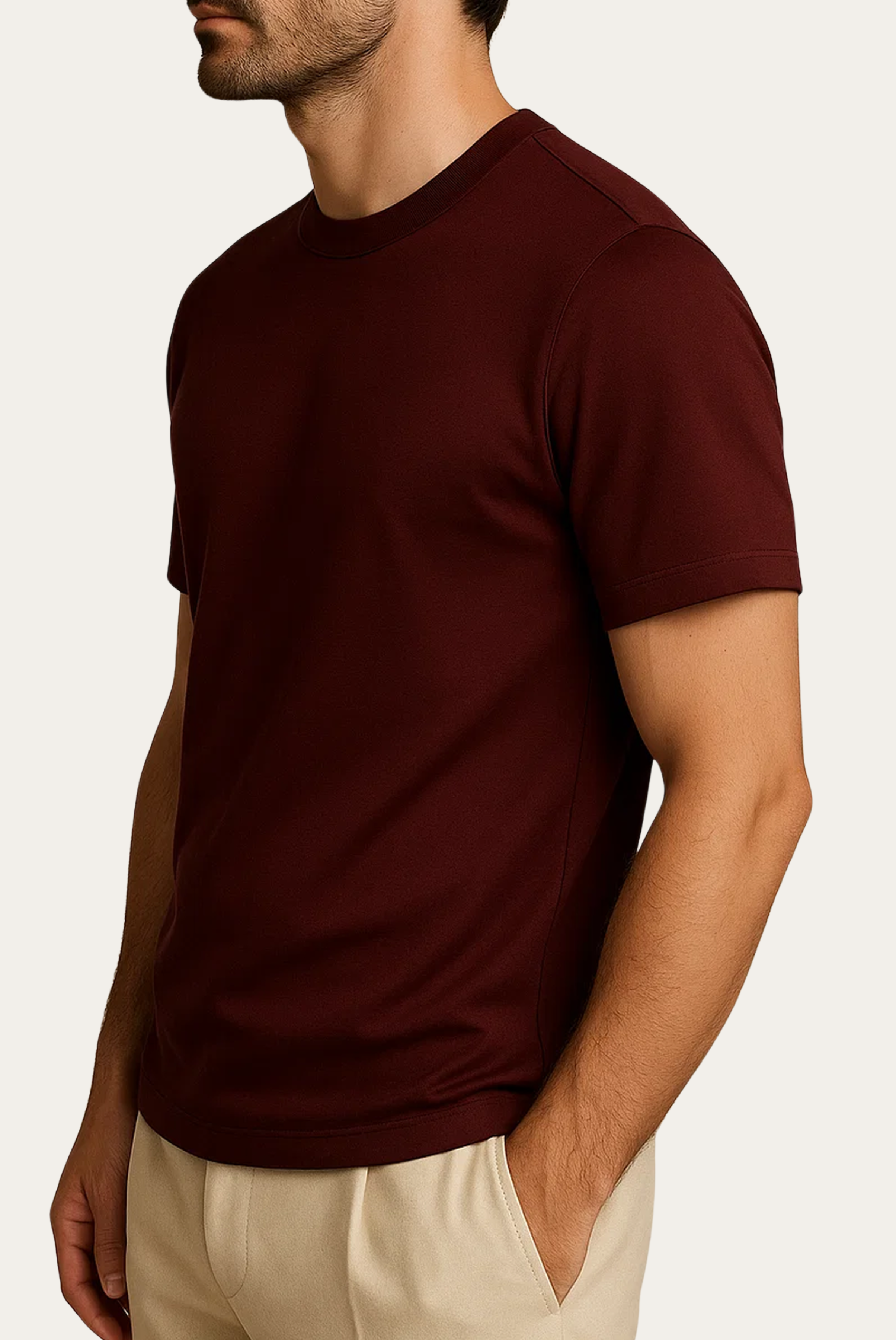 Burgundy Red Imperial Tee