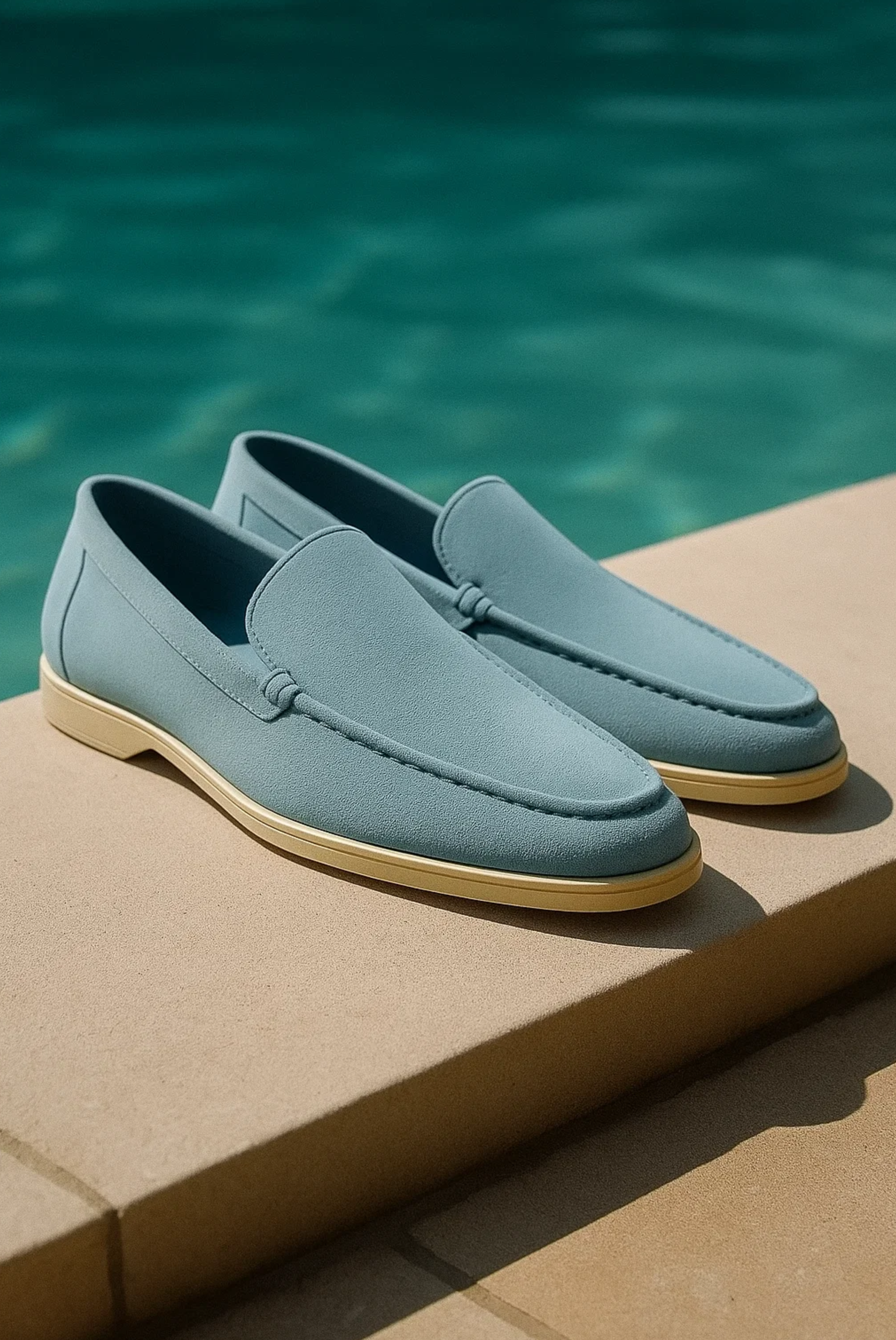 Baby Blue Donati Loafer