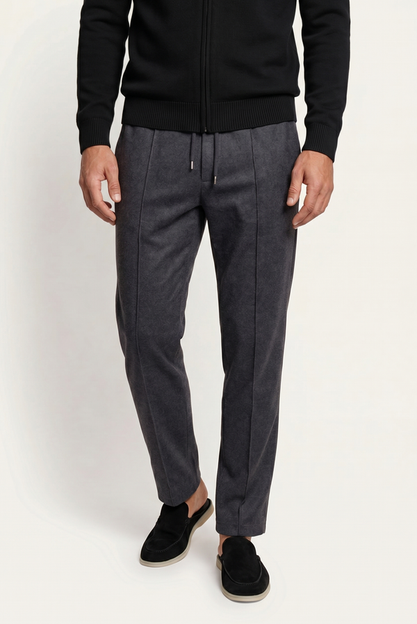 Dark Grey Donati Wool Lounge