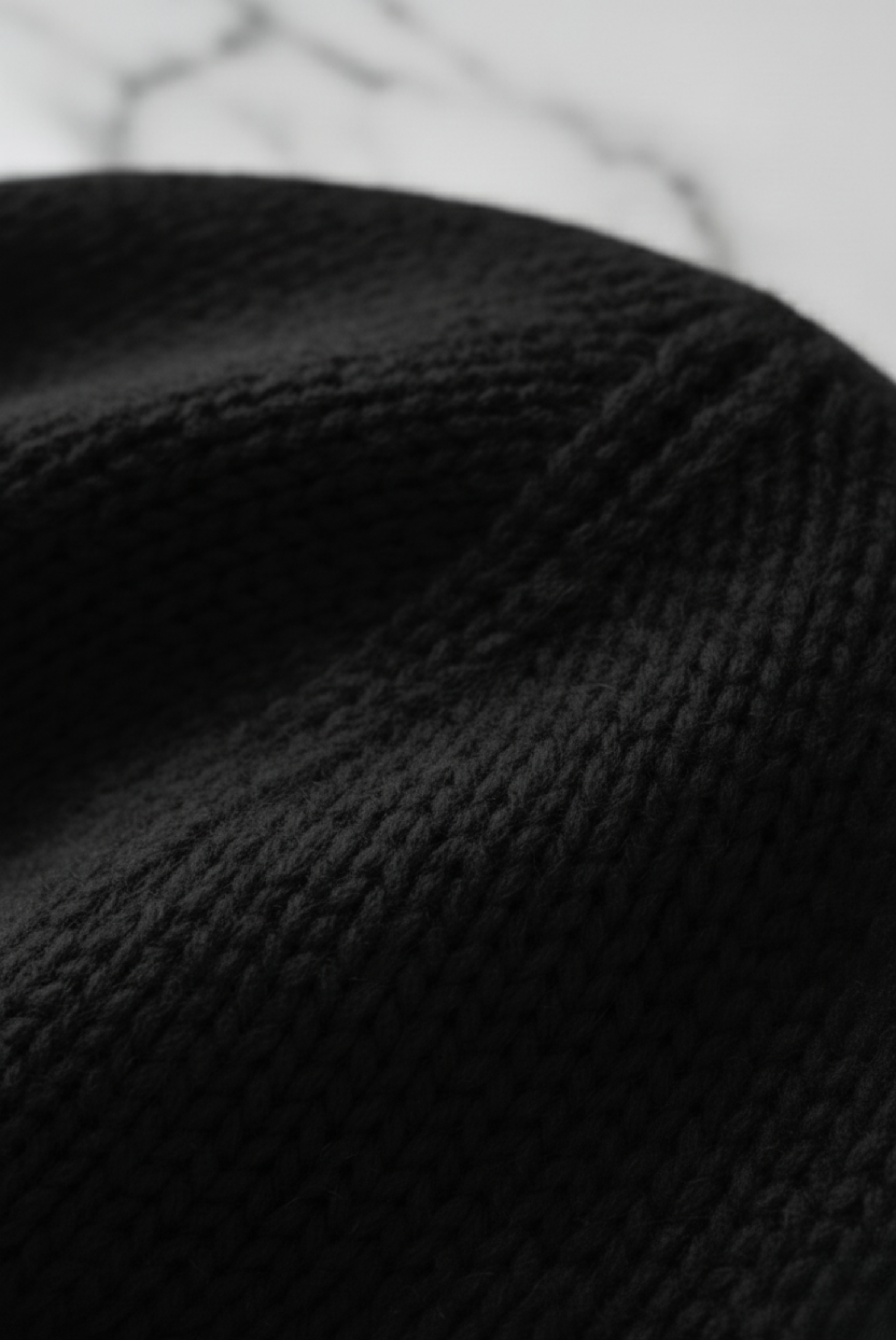 Black Premium Cashmere Beanie