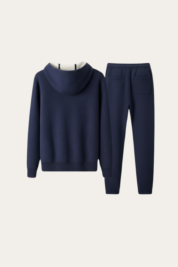 Blue Premium Cashmere Dune Set