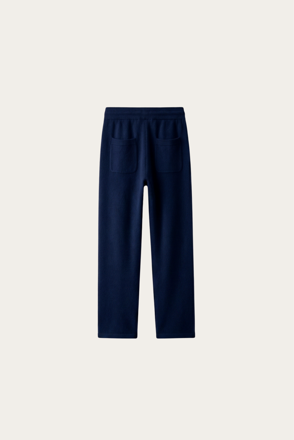 Navy Blue Donati Wool Lounge