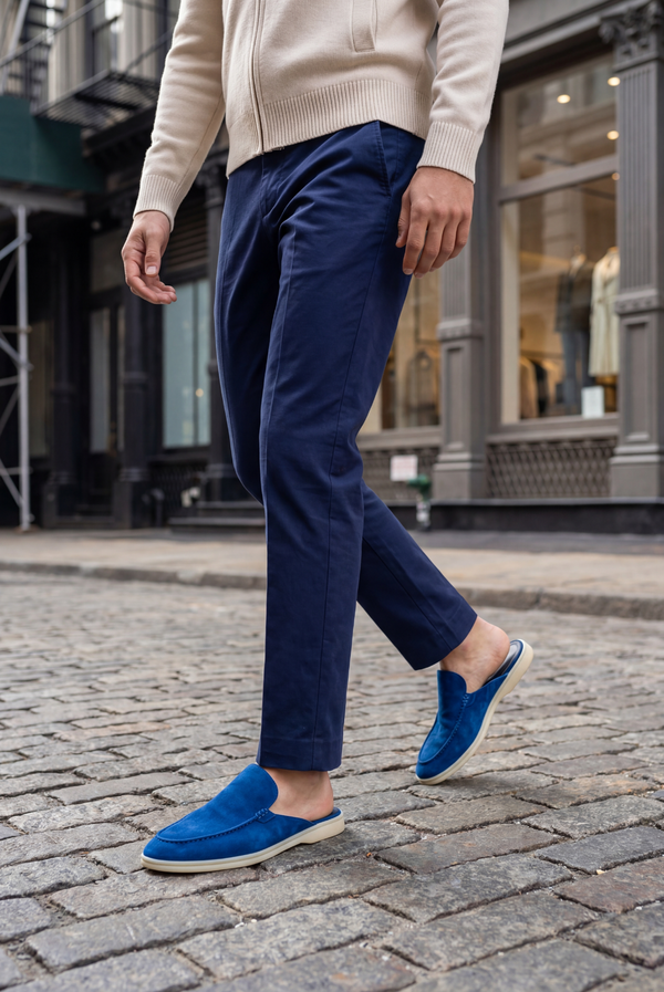 Marine Blue Donati Mule