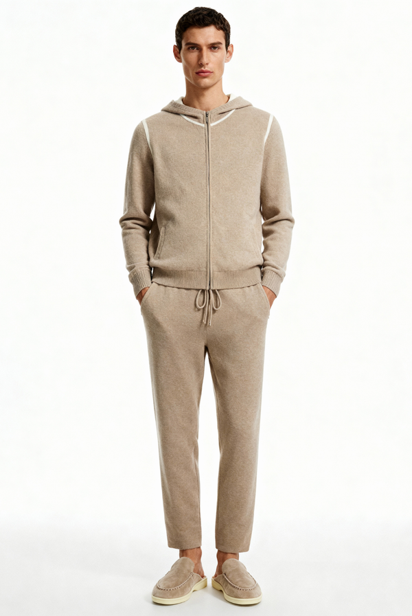 Beige Dune Cashmere Set