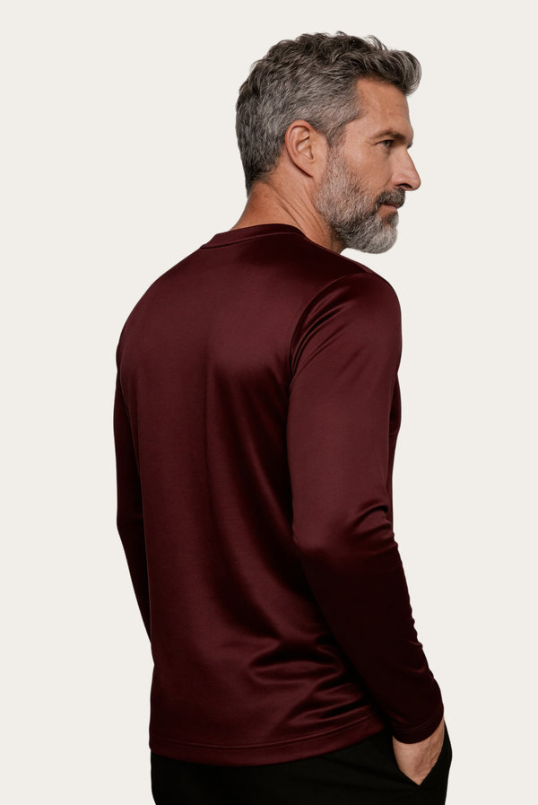 Burgundy Imperial Long Sleeve