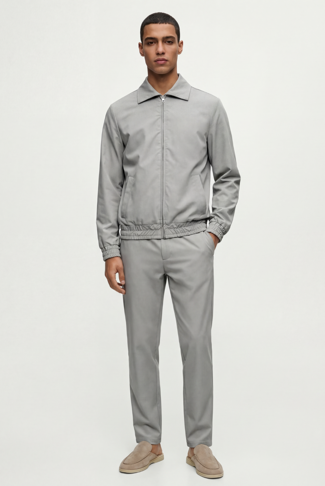 Cloud Grey Tech Suit