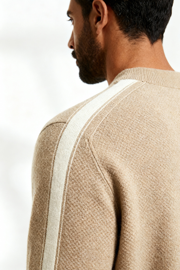 طقم كشمير رملي إيليت