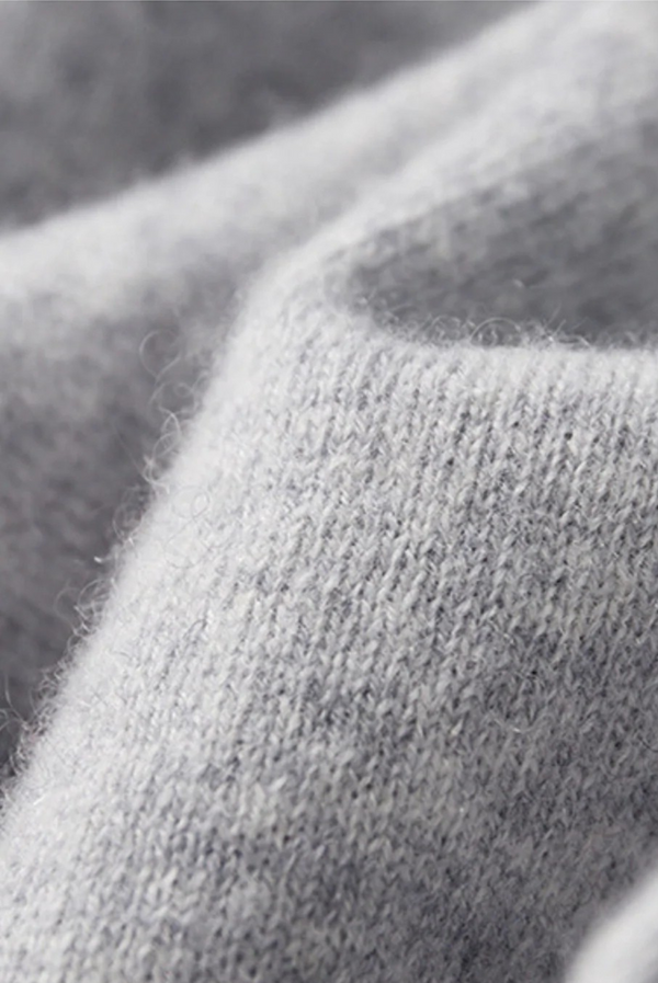 Camel Inside-Out Cashmere Cardigan