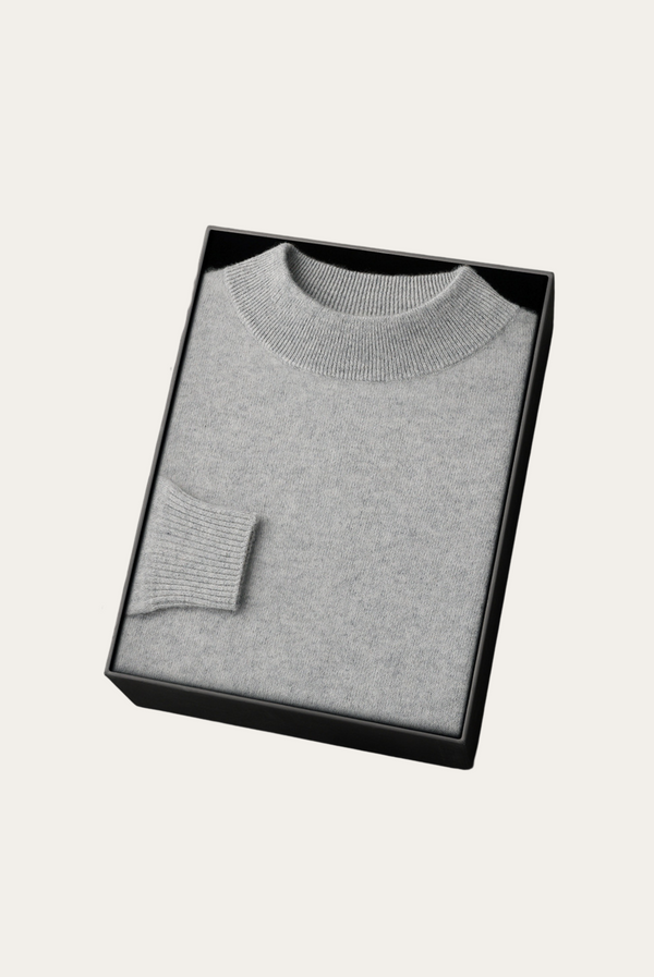 Light Grey Cashmere Crewneck