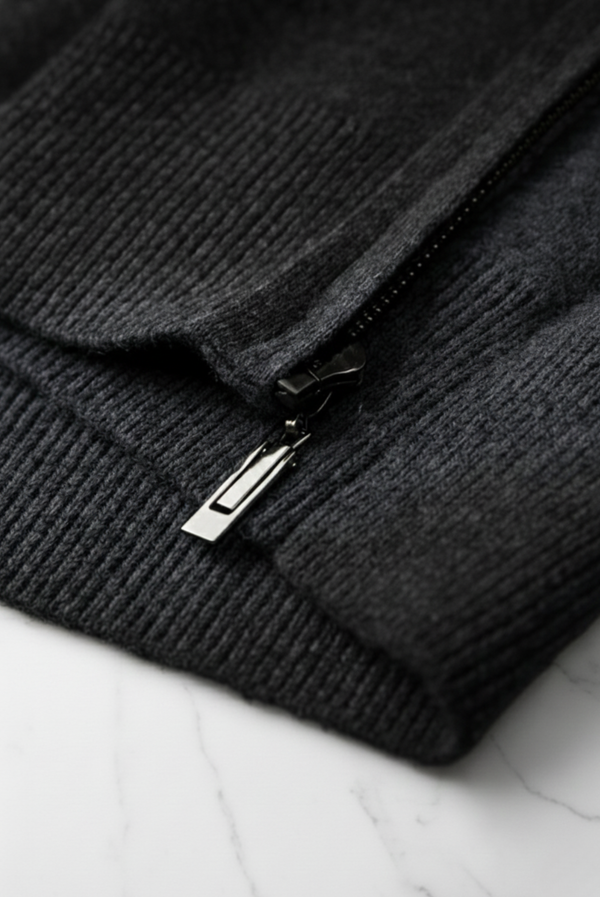 Black Premium Cashmere Vest