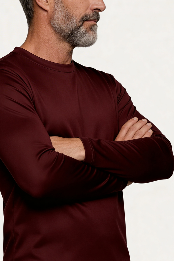 Burgundy Imperial Long Sleeve