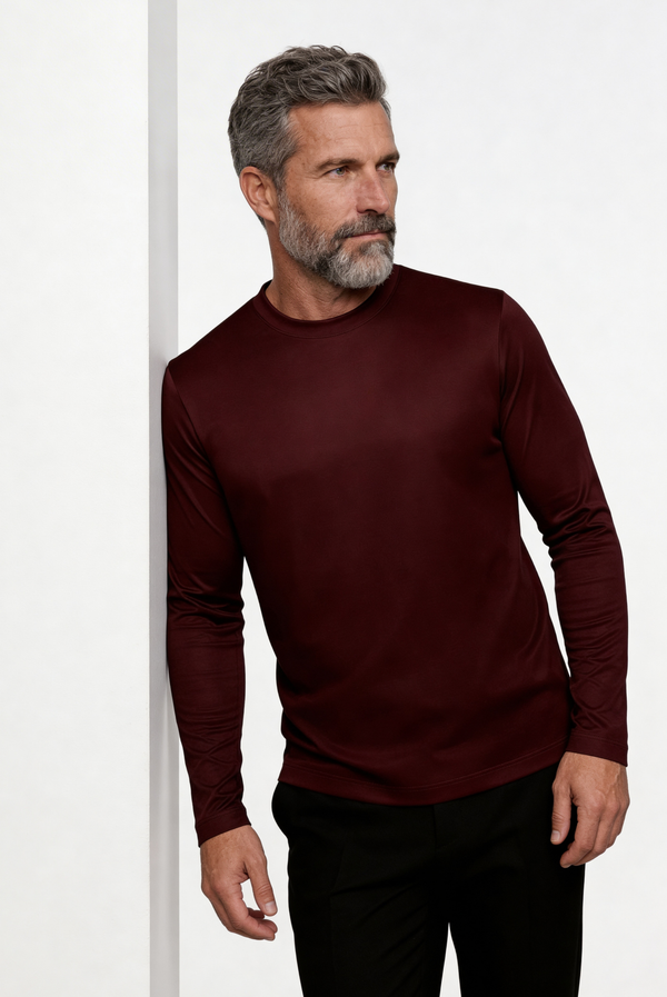 Burgundy Imperial Long Sleeve