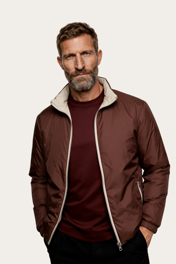 Brauner Windbreaker 
