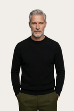 Black Cashmere Crewneck