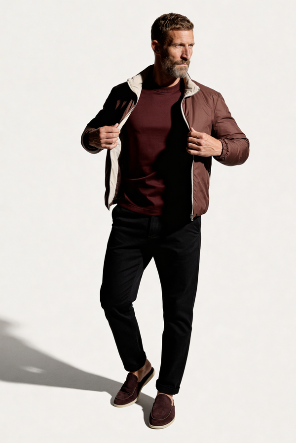 Brauner Windbreaker 