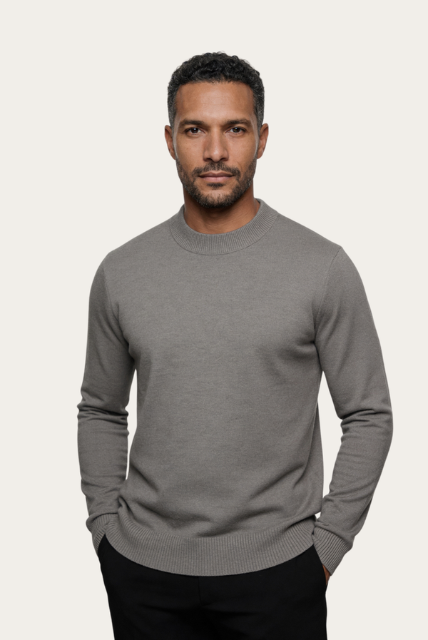 Grey Wool Crewneck