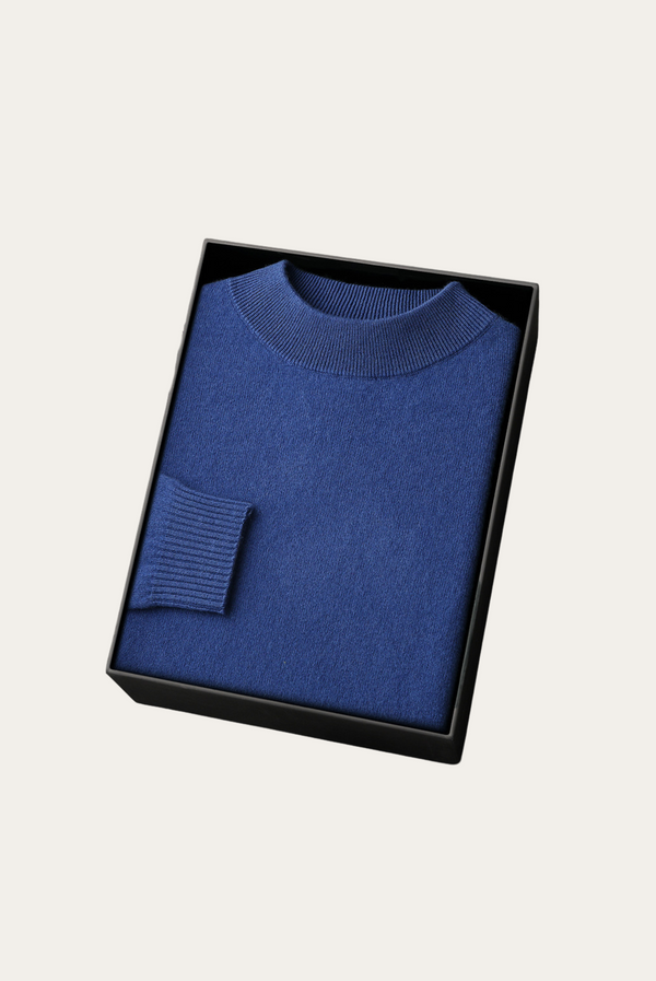 Blue Cashmere Crewneck