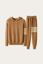 Conjunto de Jogger de Lã Donati Bege
