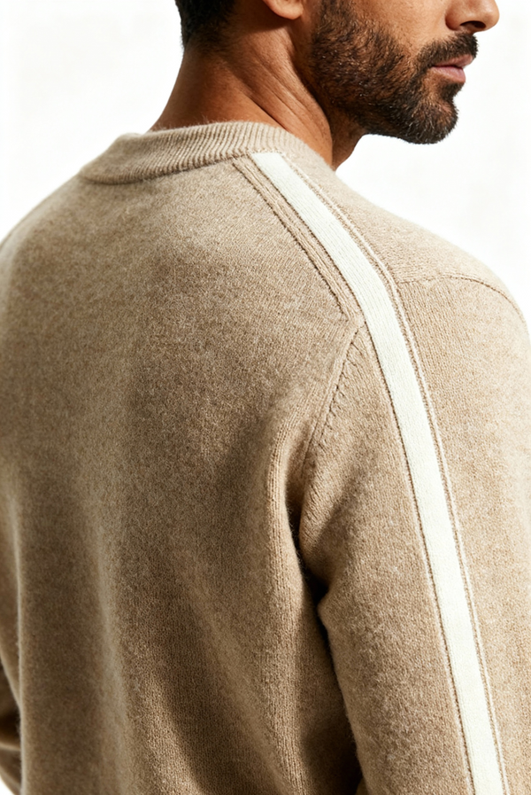 طقم كشمير رملي إيليت