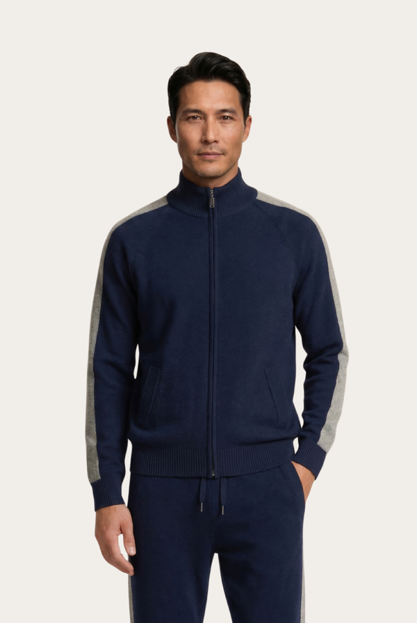 Navy Donati Cashmere Set