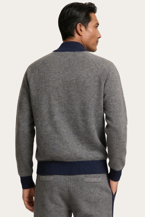 Navy Donati Cashmere Set