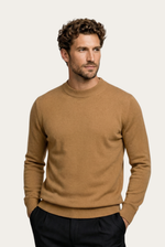 Brown Wool Crewneck