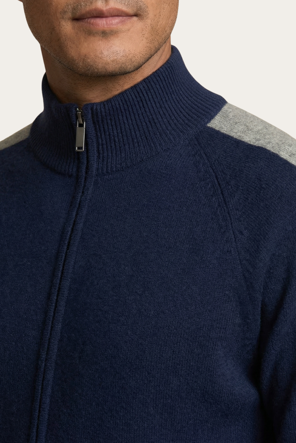 Navy Donati Cashmere Set
