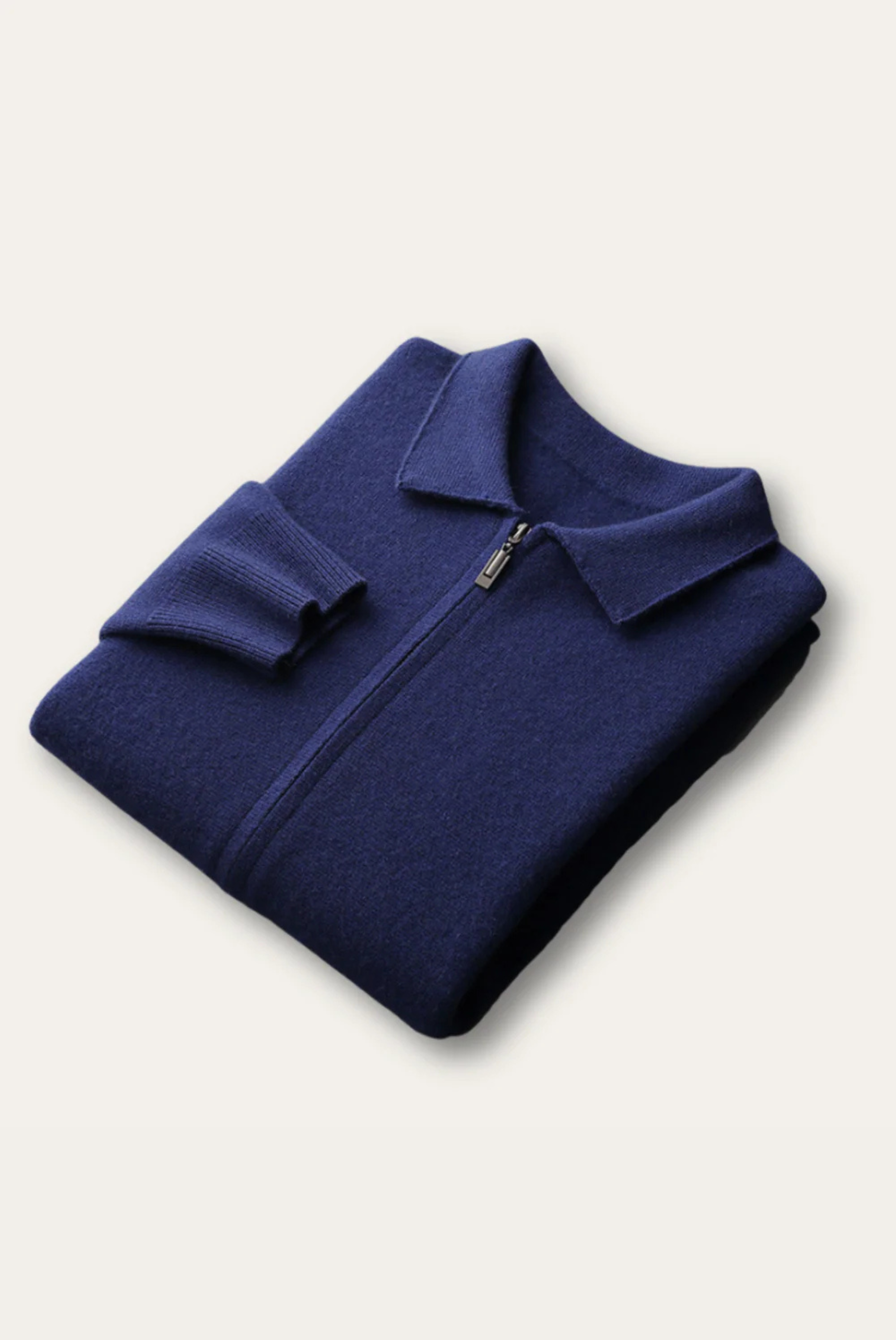 Navy Blue Polo Cardigan