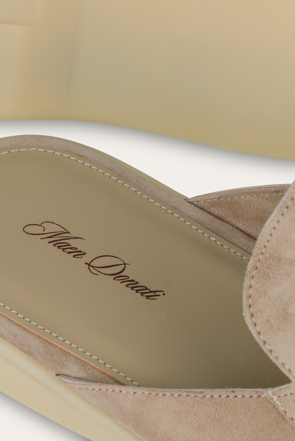 حذاء دوناتي ميويل رمادي فاتح