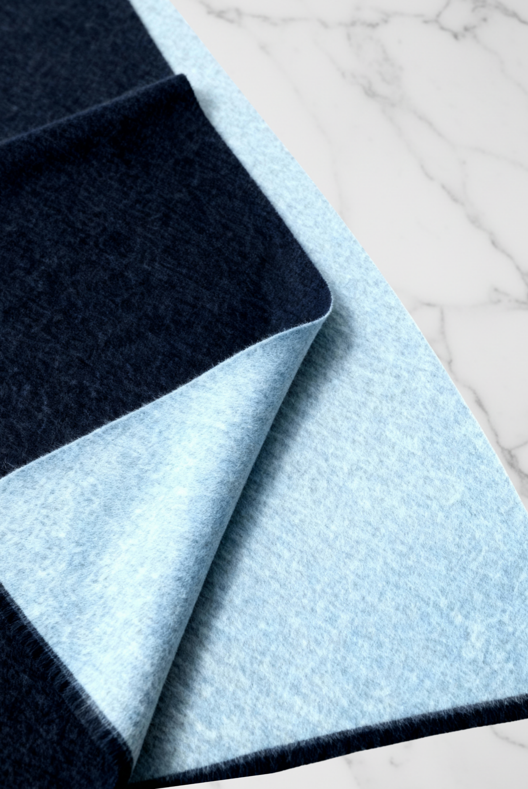 Midnight Blue Cashmere Scarf