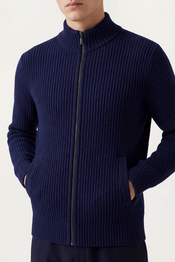 Navy Blue Donati Cardigan