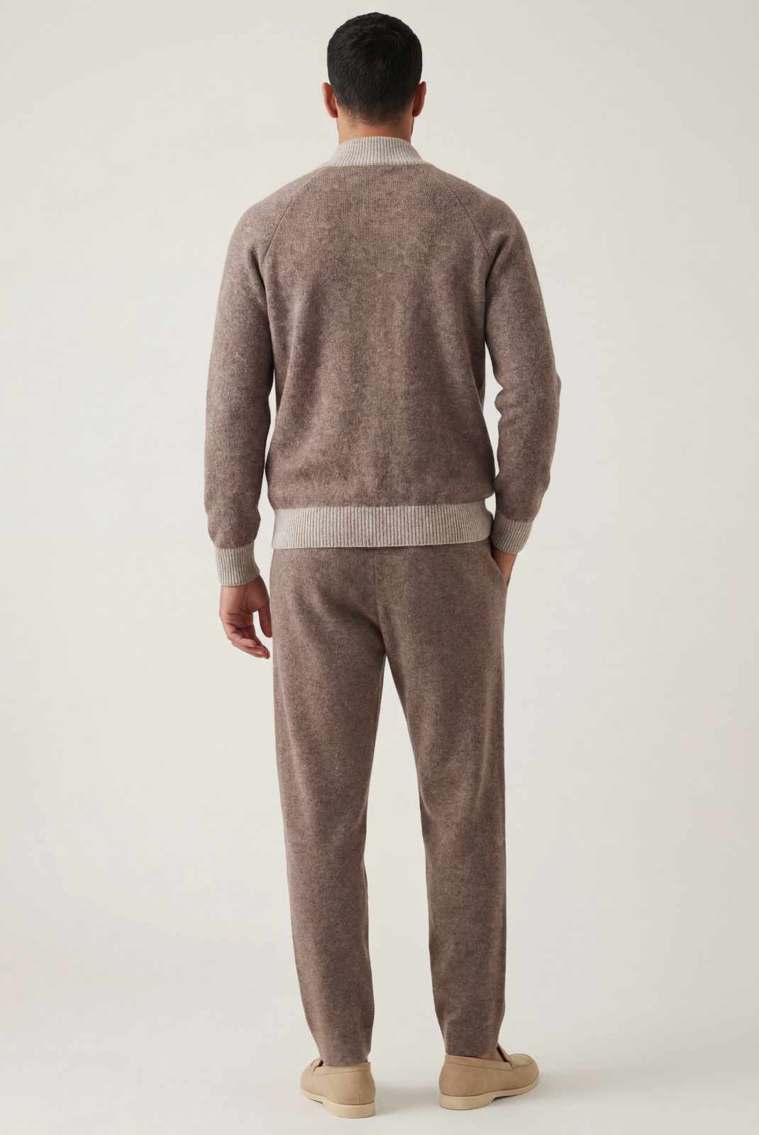 Beige Donati Cashmere Set