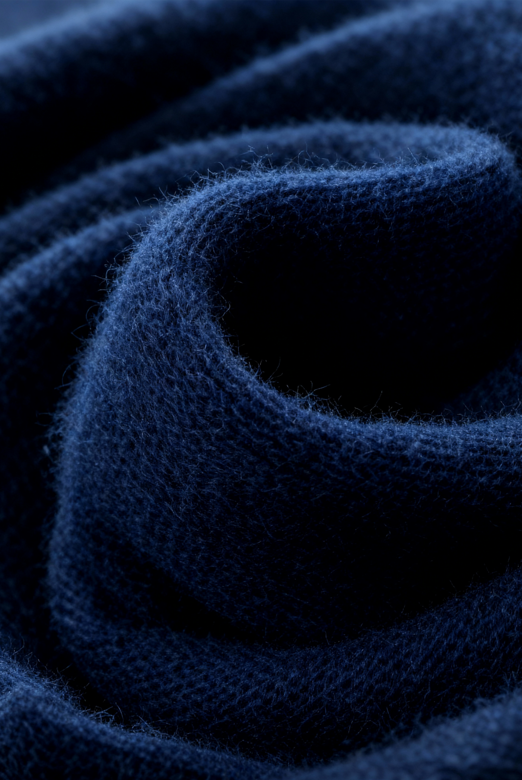Midnight Blue Cashmere Scarf