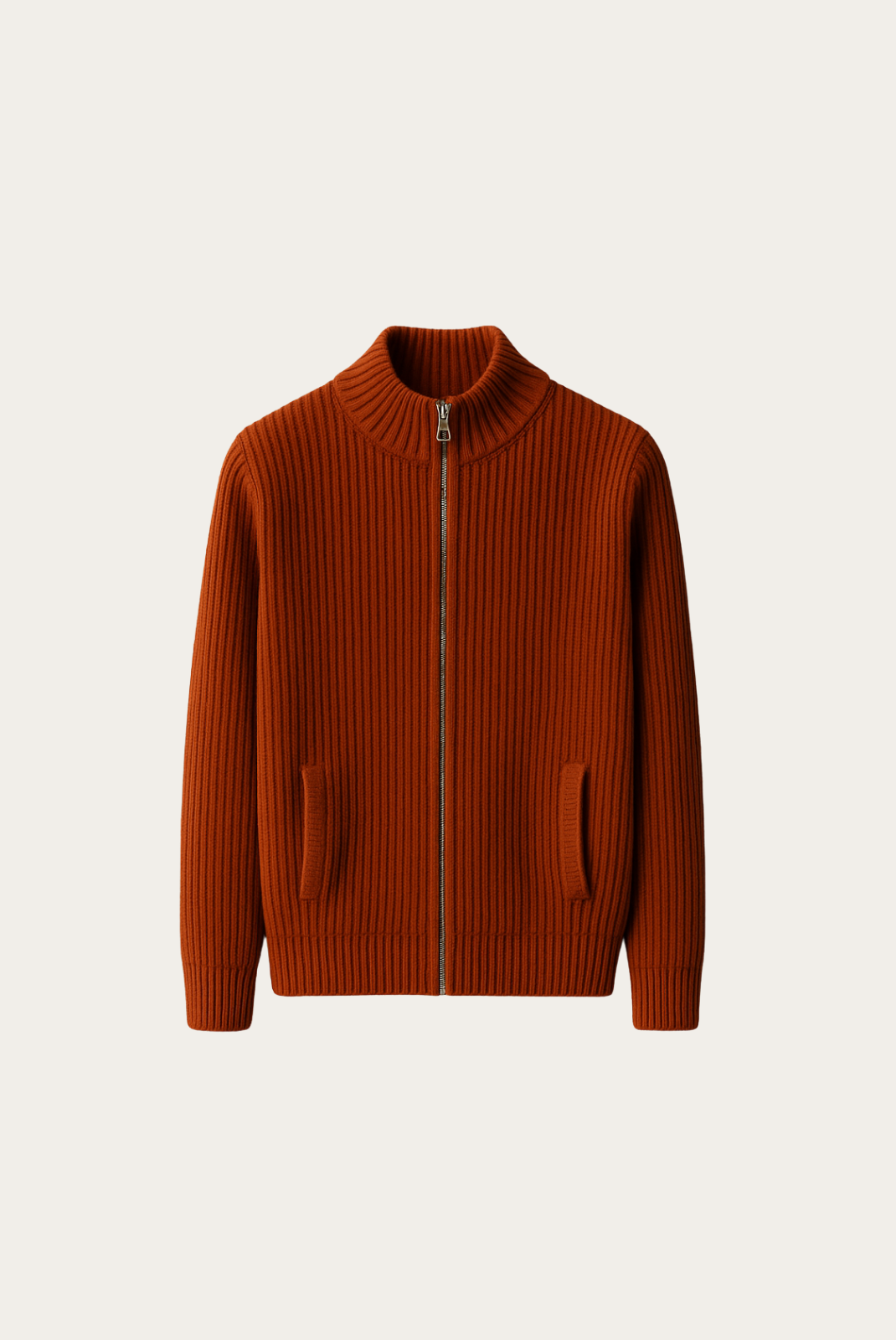 Red Donati Cardigan