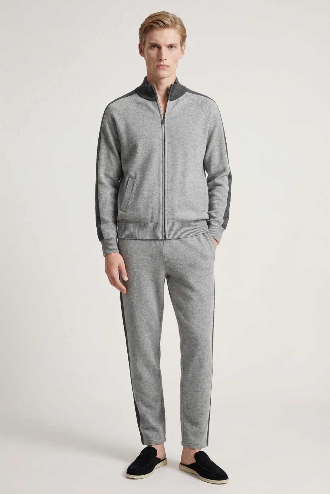 Grey Donati Cashmere Set