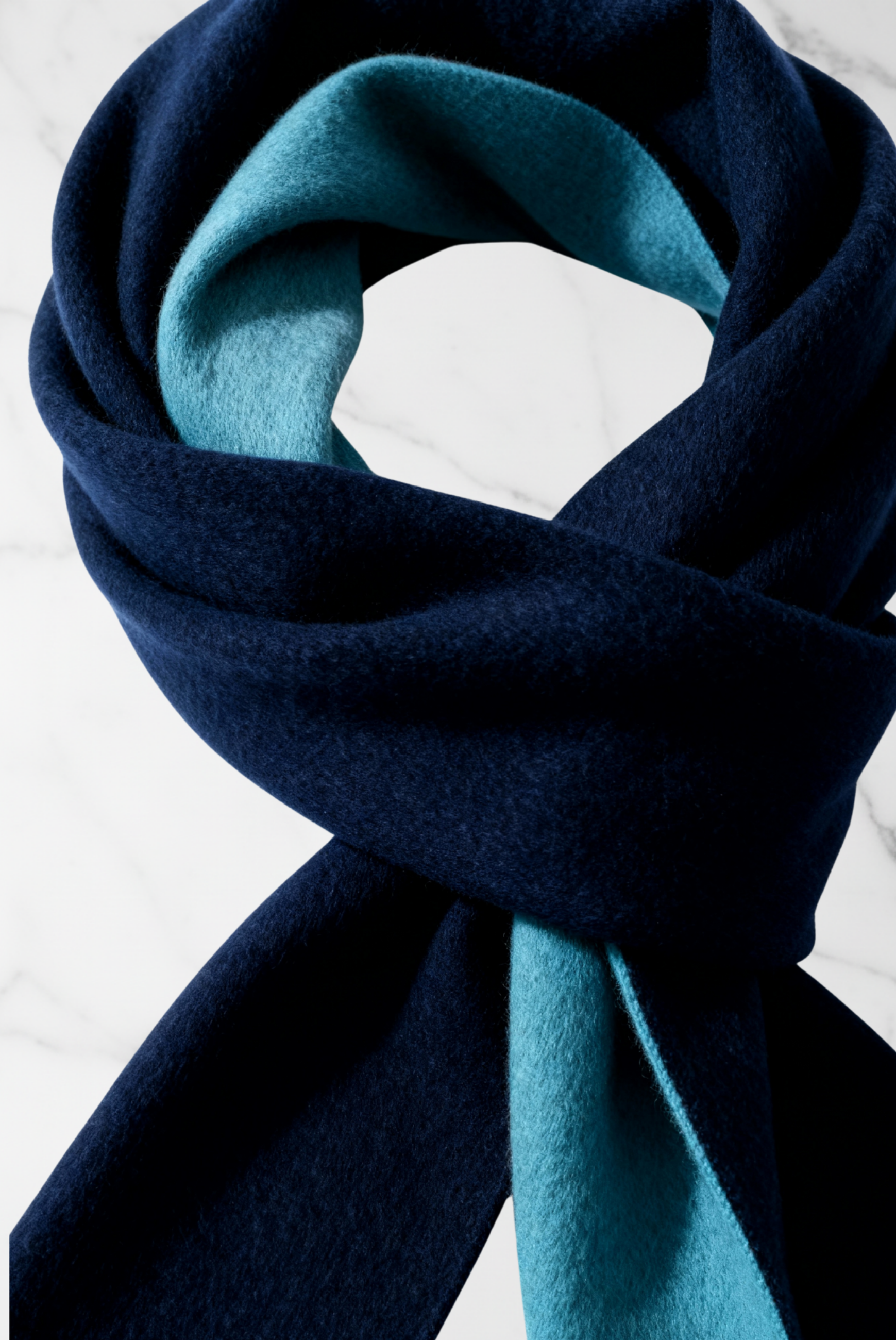 Midnight Blue Cashmere Scarf