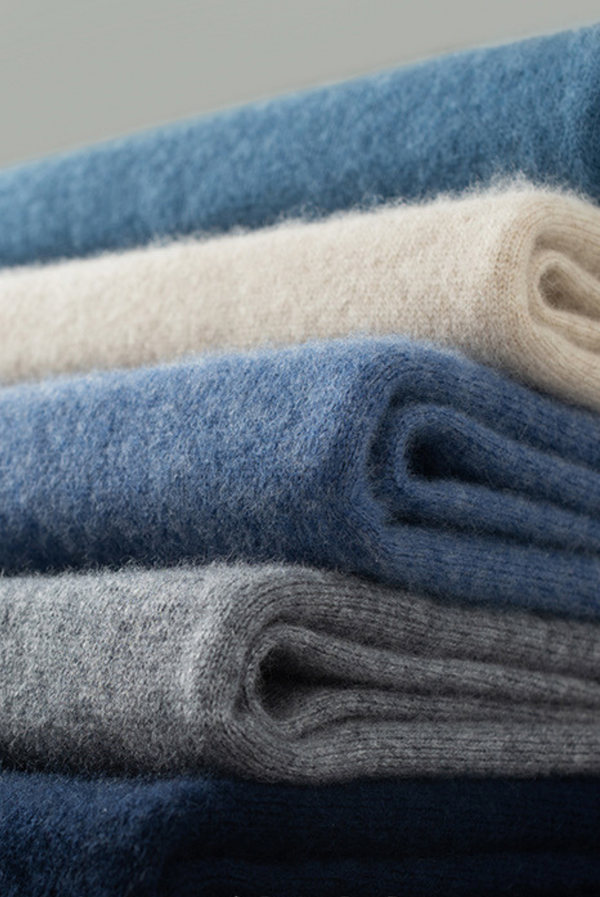 Beige Cashmere Turtleneck