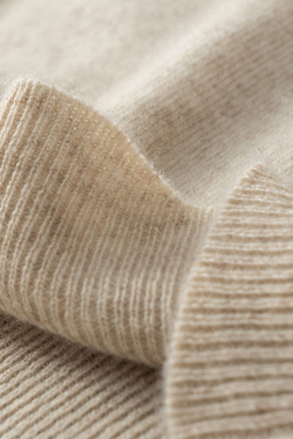 Blue Cashmere Turtleneck